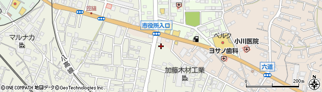 埼玉県飯能市笠縫429周辺の地図