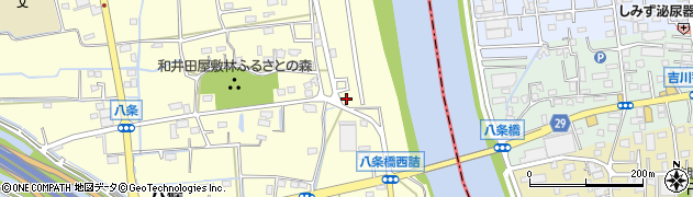 埼玉県八潮市八條3923周辺の地図