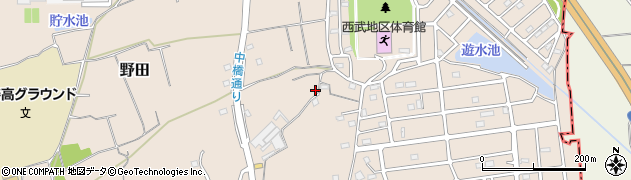 埼玉県入間市野田1269周辺の地図