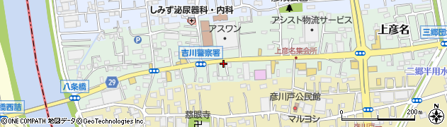 埼玉県三郷市上彦名179-2周辺の地図