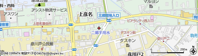 埼玉県三郷市上彦名394周辺の地図