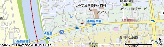 埼玉県三郷市上彦名121周辺の地図