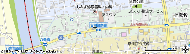 埼玉県三郷市上彦名150周辺の地図