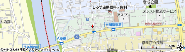 埼玉県三郷市上彦名97周辺の地図