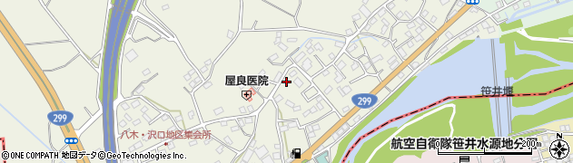埼玉県狭山市笹井周辺の地図