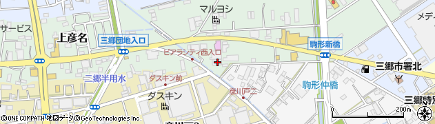 埼玉県三郷市上彦名548周辺の地図