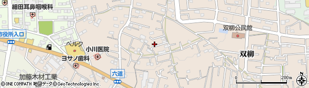 埼玉県飯能市双柳741周辺の地図