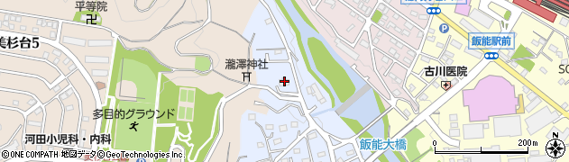 埼玉県飯能市矢颪661周辺の地図