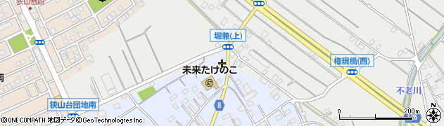 埼玉県狭山市北入曽661-1周辺の地図