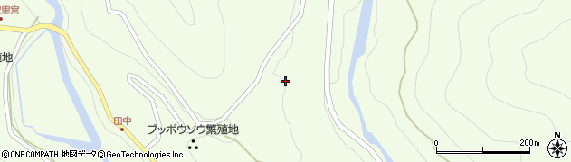 長野県木曽町（木曽郡）三岳（三ツ屋）周辺の地図