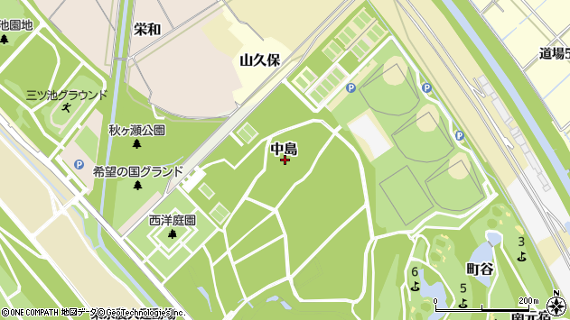 〒338-0822 埼玉県さいたま市桜区中島の地図
