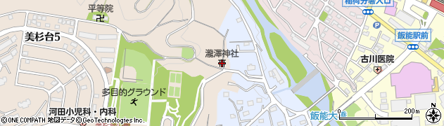 瀧澤神社周辺の地図