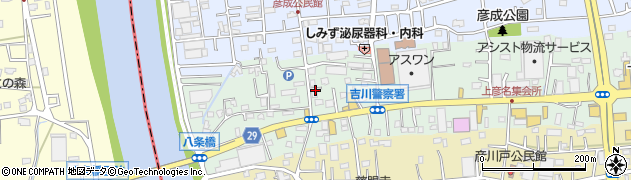 埼玉県三郷市上彦名123周辺の地図