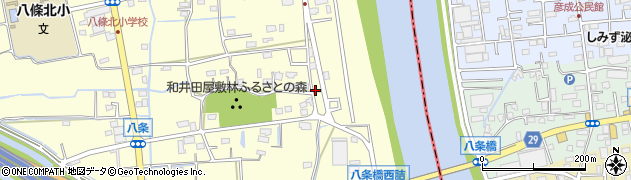 埼玉県八潮市八條3926周辺の地図