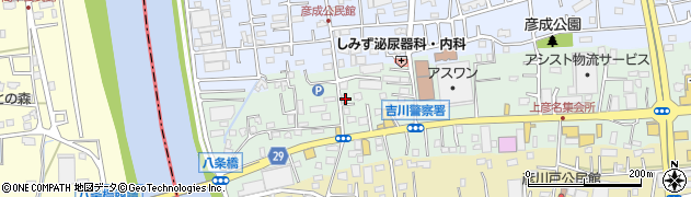 埼玉県三郷市上彦名124周辺の地図