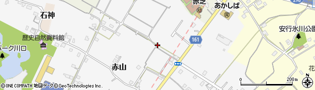 埼玉県川口市赤山周辺の地図