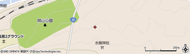 福島関所・駐車場周辺の地図