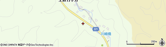 埼玉県飯能市上直竹下分582周辺の地図