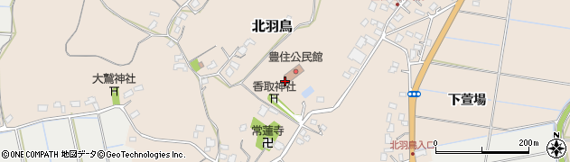 千葉県成田市北羽鳥周辺の地図