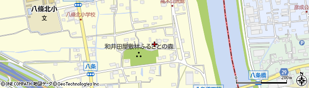 埼玉県八潮市八條1305周辺の地図