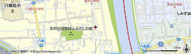 埼玉県八潮市八條3967周辺の地図