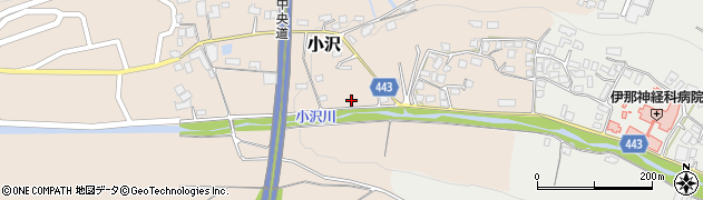 長野県伊那市小沢7973-7周辺の地図
