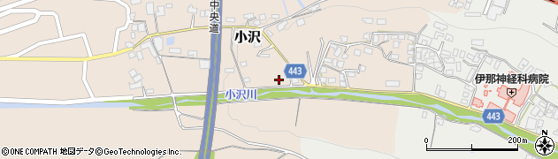長野県伊那市小沢7973-10周辺の地図
