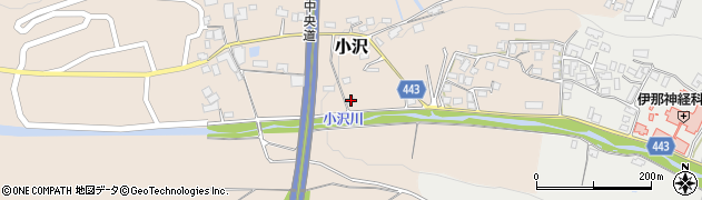 長野県伊那市小沢7971-3周辺の地図