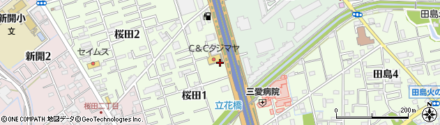 高速埼玉大宮線周辺の地図