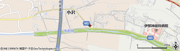 長野県伊那市小沢8000-6周辺の地図