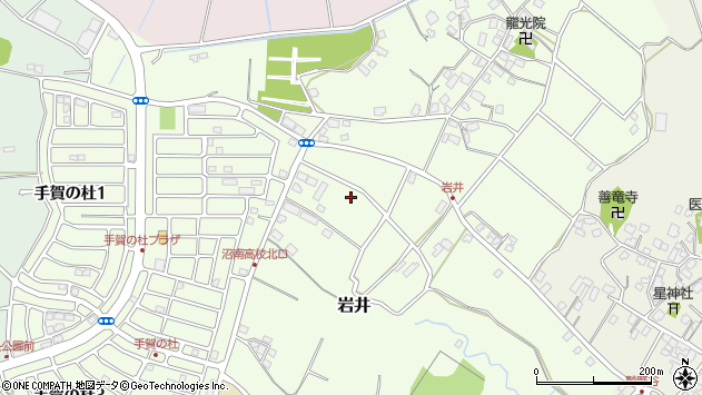 〒270-1445 千葉県柏市岩井の地図