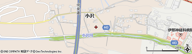 長野県伊那市小沢58周辺の地図