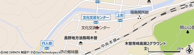 株式会社まちづくり木曽福島周辺の地図