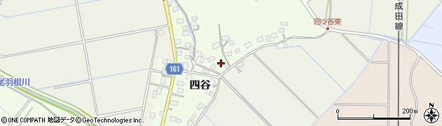 千葉県成田市四谷845周辺の地図