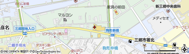 埼玉県三郷市上彦名531周辺の地図