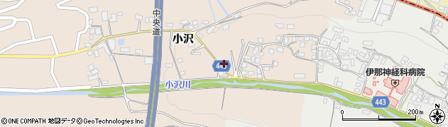 長野県伊那市小沢7994周辺の地図