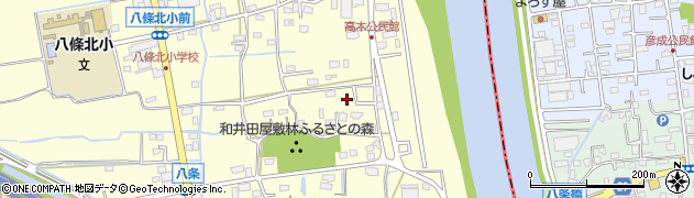 埼玉県八潮市八條1308周辺の地図