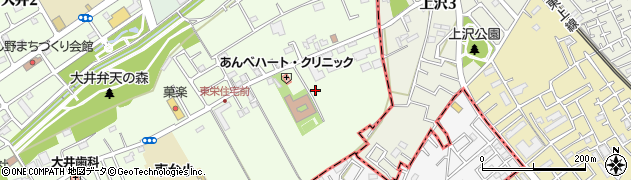 埼玉県ふじみ野市大井614周辺の地図