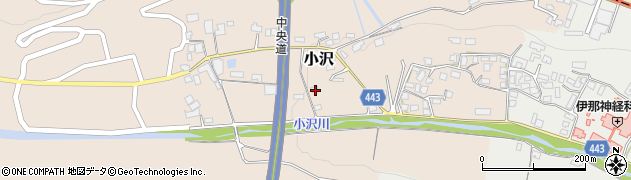 長野県伊那市小沢7969周辺の地図