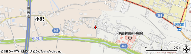長野県伊那市小沢8022周辺の地図