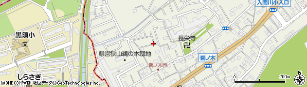 埼玉県狭山市鵜ノ木17周辺の地図