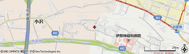 長野県伊那市小沢8022-8周辺の地図