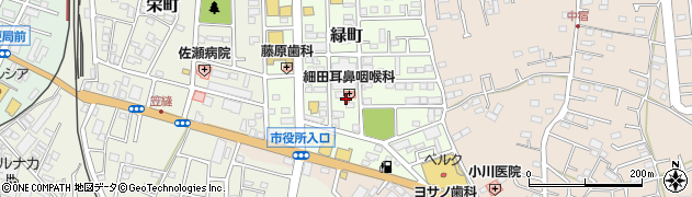 細田耳鼻咽喉科医院周辺の地図