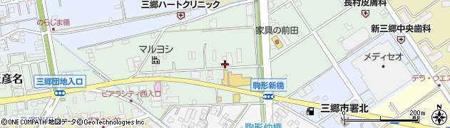 埼玉県三郷市上彦名521周辺の地図
