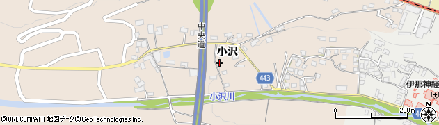 長野県伊那市小沢7976周辺の地図