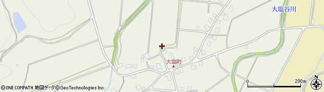 福井県越前市大塩町周辺の地図