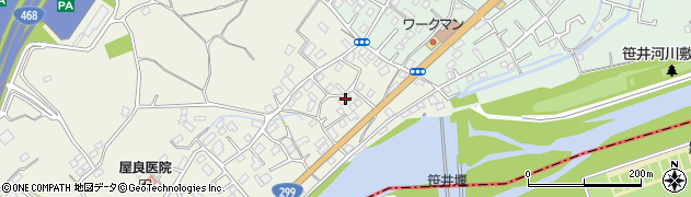 埼玉県狭山市笹井1861周辺の地図