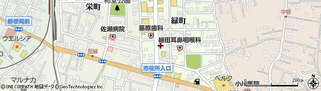 天松 緑町店周辺の地図