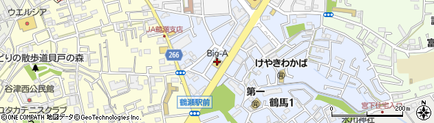 ビッグ・エー富士見鶴馬店周辺の地図