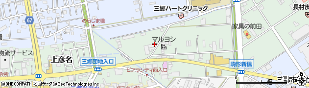 埼玉県三郷市上彦名509周辺の地図